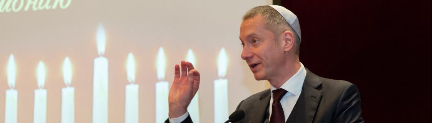 May all the candles unite their light and bring comfort and peace, - Boris Lozhkin greeted on the occasion of Hanukkah