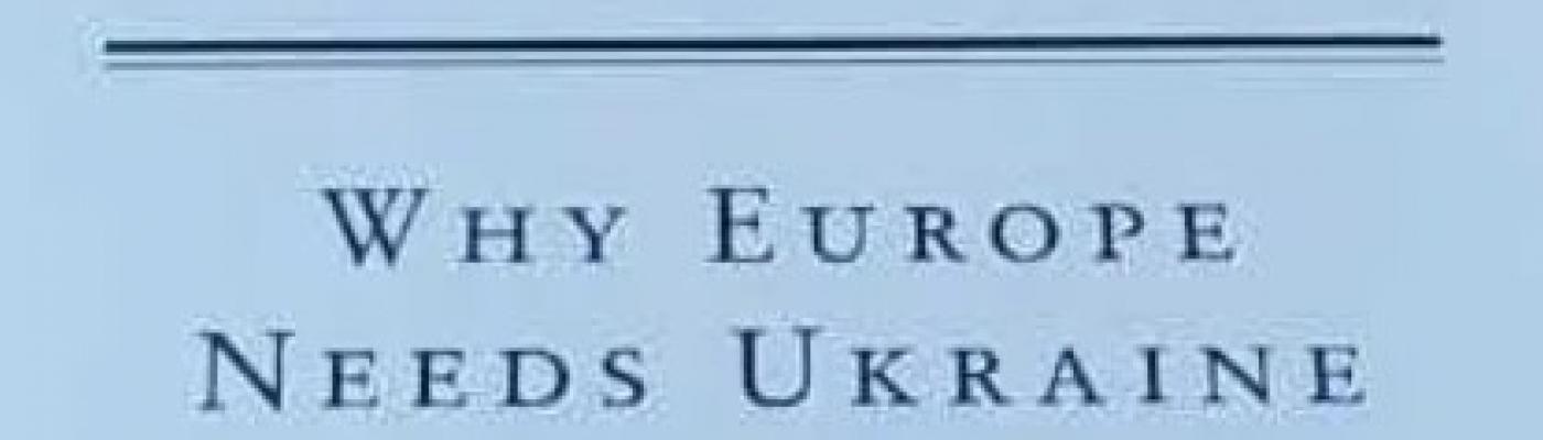 Europe needs Ukraine as much as Ukraine needs Europe - Boris Lozhkin