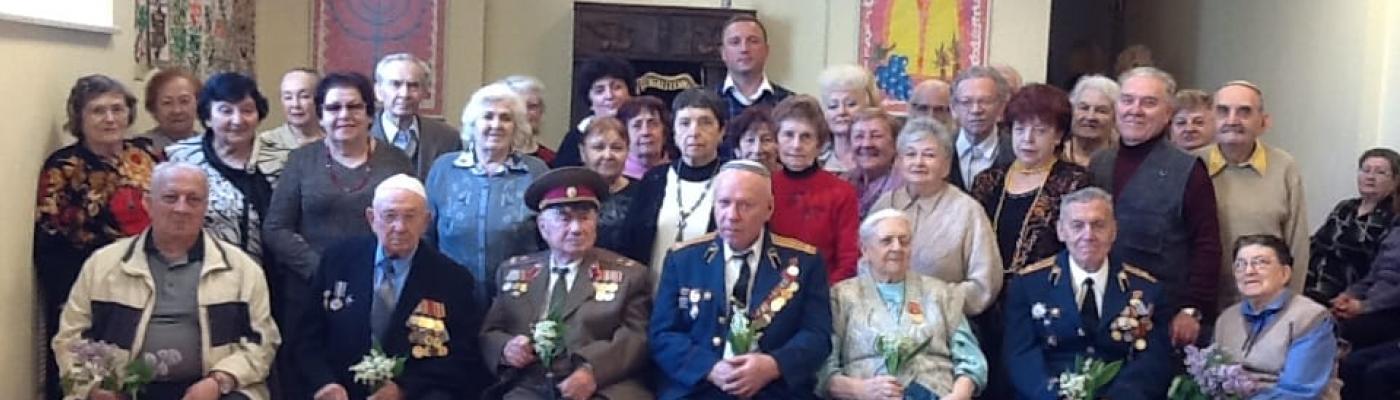 On the eve of Purim 2023, the residents of the Center for compact residence of the aged Jews took a new group photo
