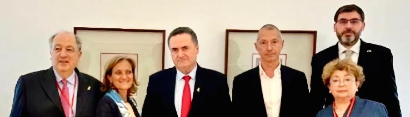 Президент ЄКУ Борис Ложкін зустрівся в Єрусалимі з міністром закордонних справ Ісраелем Кацем