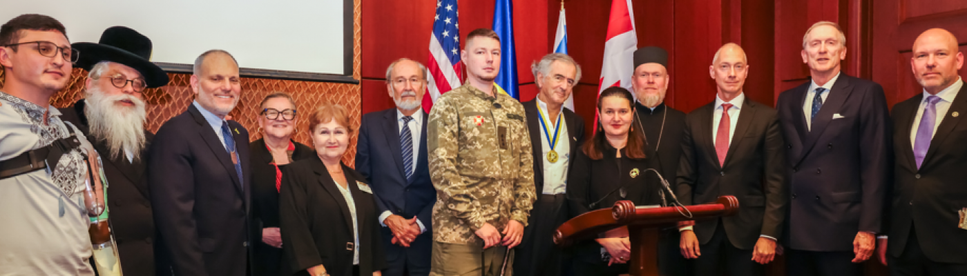 Єврейська конфедерація України у Конгресі США нагородила медалями Андрея Шептицького Ліну Костенко та Бернара-Анрі Леві 