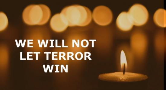 We will not let terror win